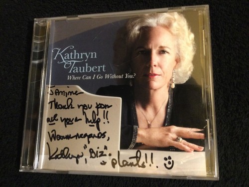 Autographed kathryn taubert - kathryn,