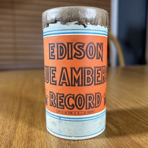 Edison cylinder record - record, where